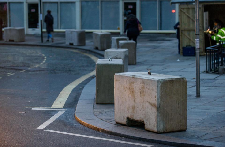  Lines of concrete barriers will keep people hitting the Christmas markets safe