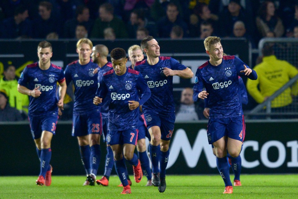 Ajax players enjoyed a stunning weekend, hitting NAC Breda for eight