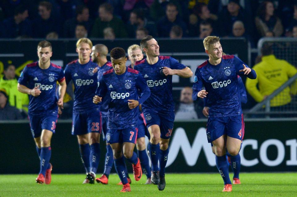  Ajax players enjoyed a stunning weekend, hitting NAC Breda for eight