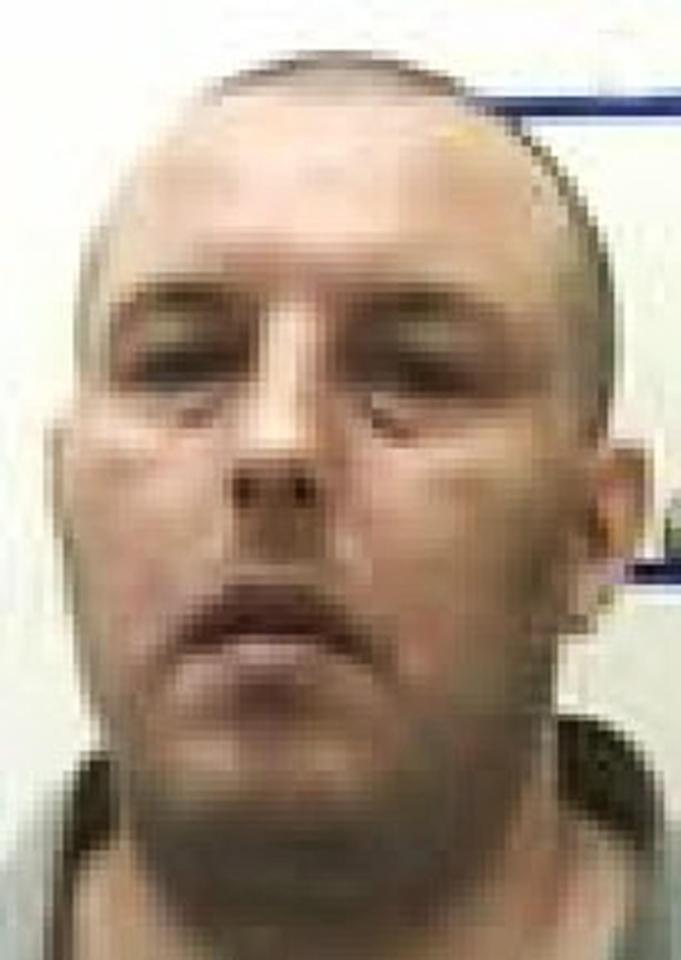  Barry Anderson was jailed for aggravated burglary and is on the run from police