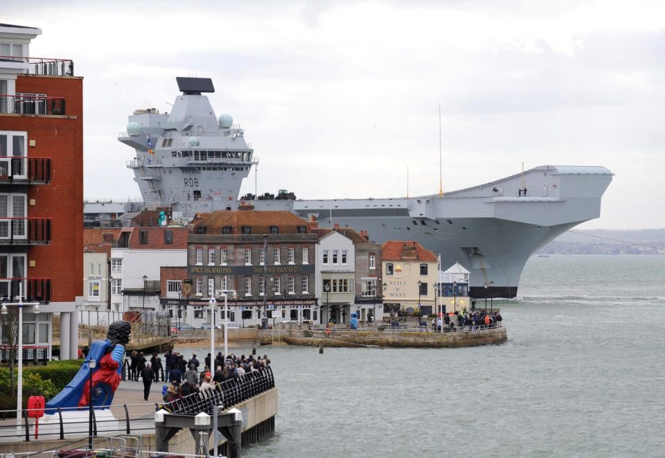  If all our Naval ships are currently tied to the wall in Portsmouth, it means there’s no trouble that needs our immediate attention