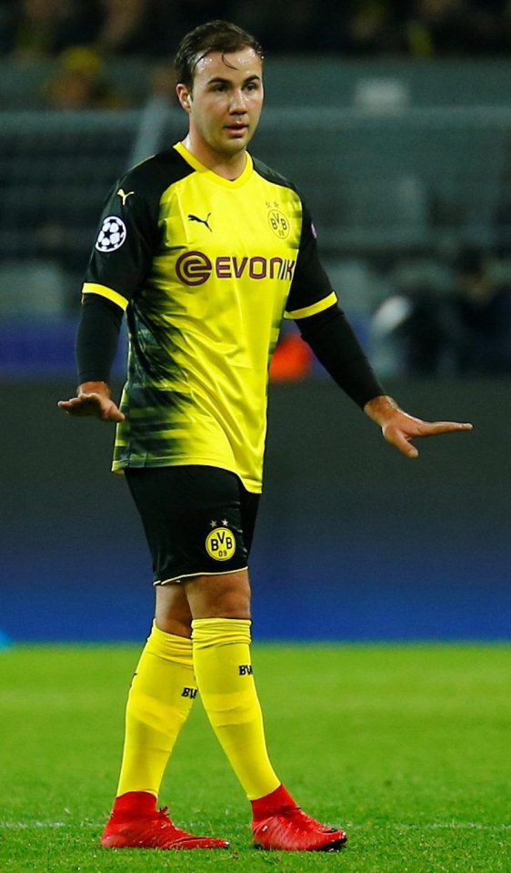  Midfielder Mario Gotze has had a terrible run of injuries and health problems