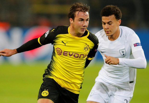 Mario Gotze could be out for two months after tearing ankle ligaments