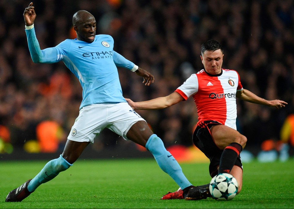 City centre-back Eliaquim Mangala was on loan at Valencia last term