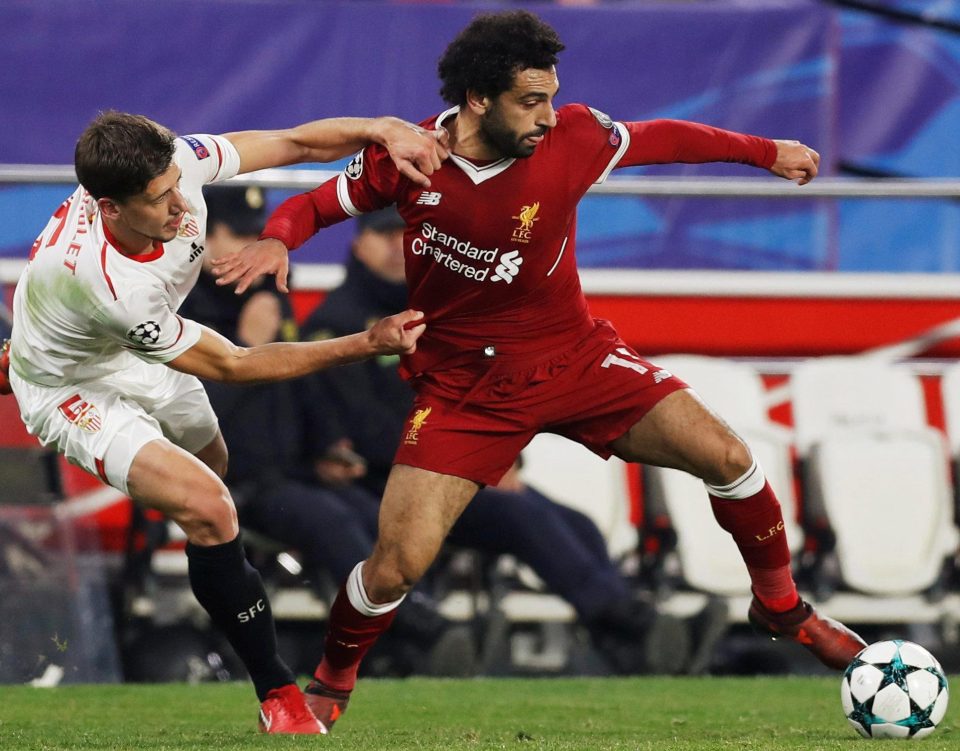  And he also got stuck into attempting to stop Mohamed Salah