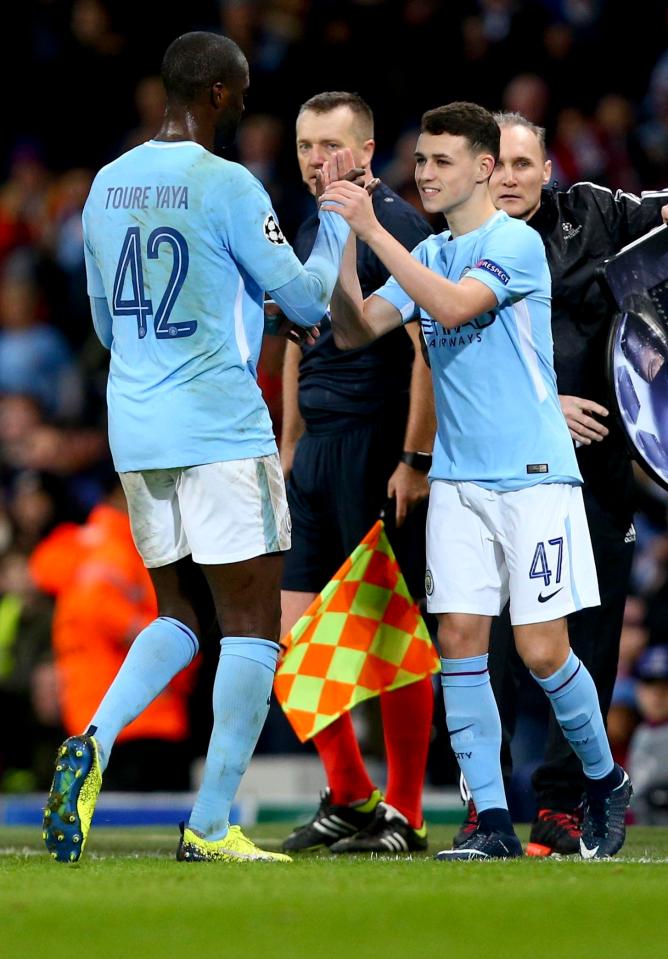  Yaya Toure has praised Phil Foden and described him as the future of Manchester City