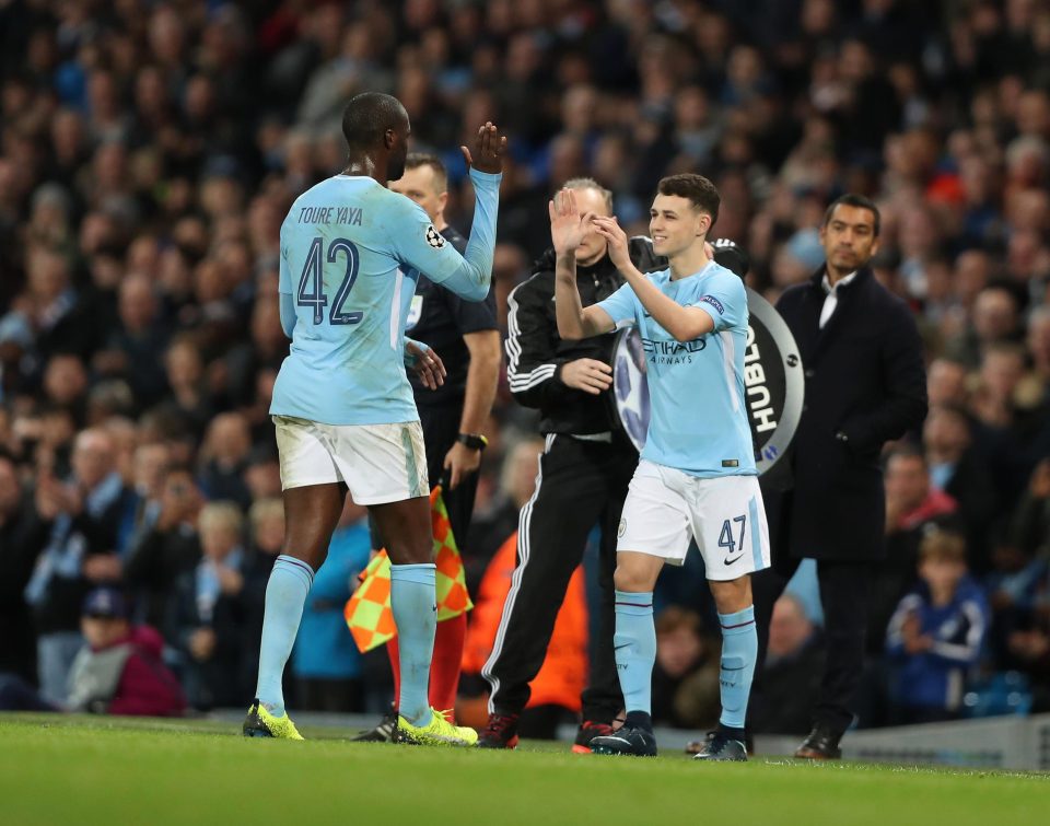  Phil Foden was introduced off the bench during the second half