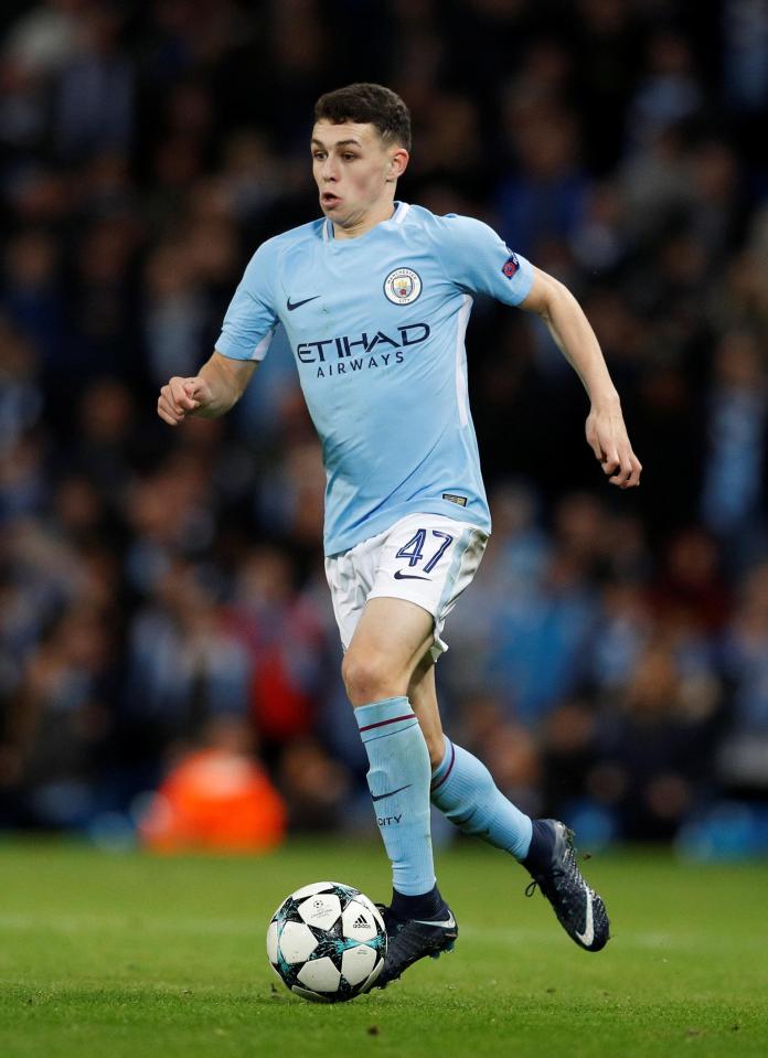  Phil Foden came off the bench to become the fourth youngest Englishman to ever play in the Champions League