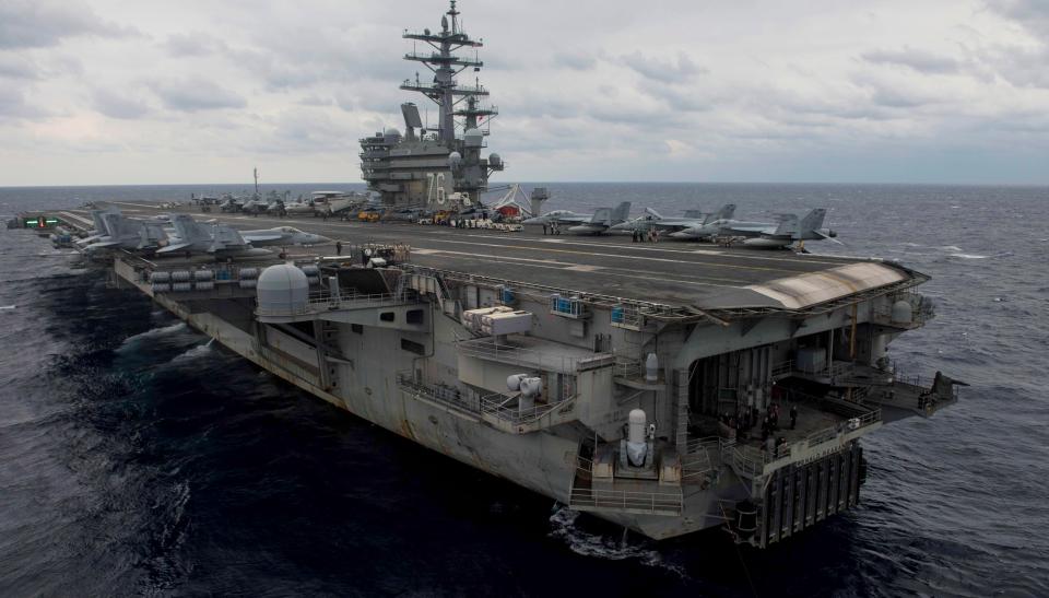  American warships on patrol near North Korea will also be targeted