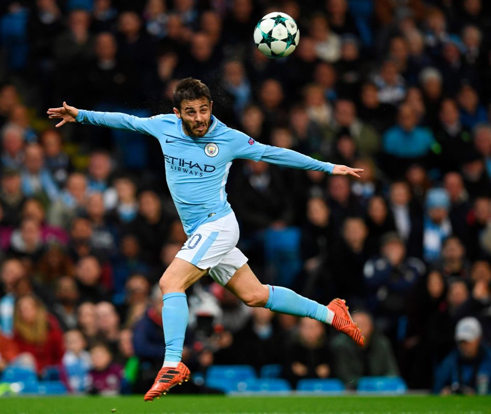  Bernardo Silva hopes to win a more regular place in the Man City side