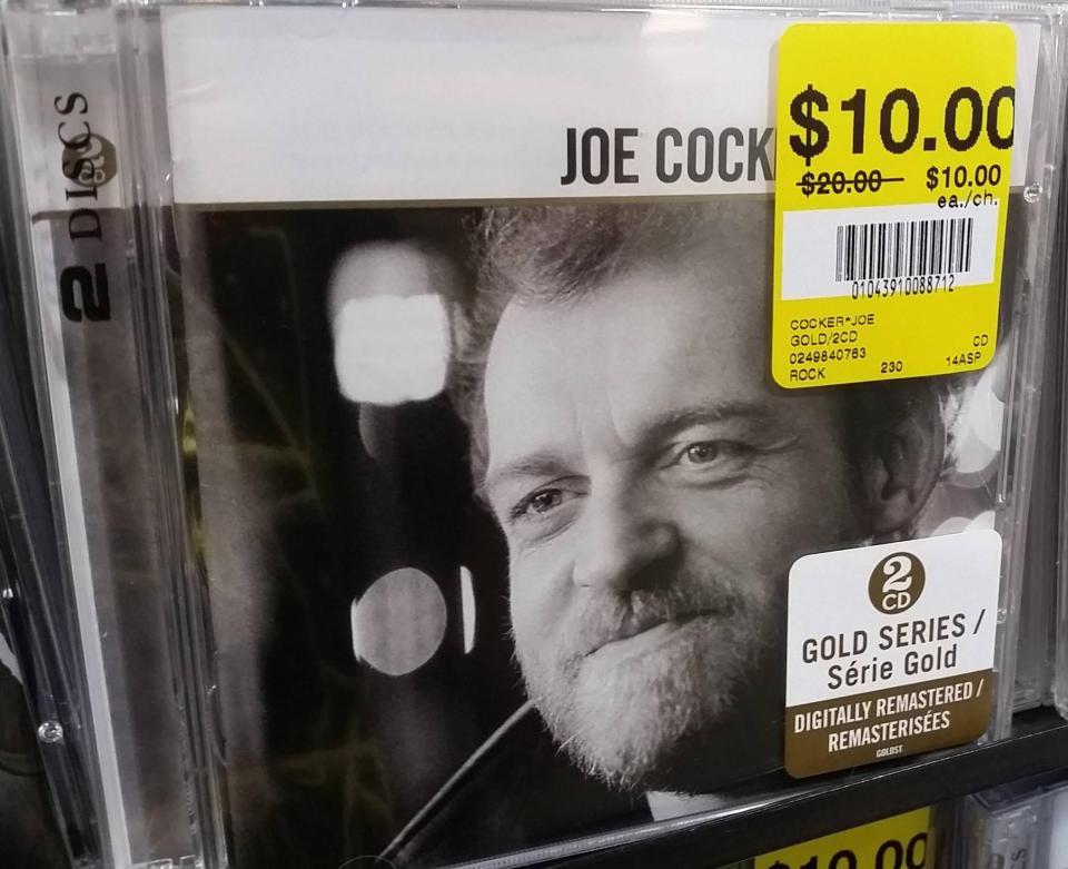  Joe Cocker's long player is cut short by shop staff