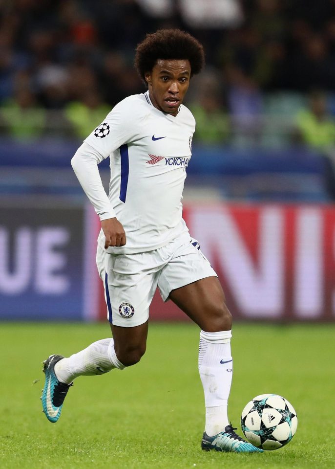  Barcelona could switch their attentions to Chelsea midfielder Willian