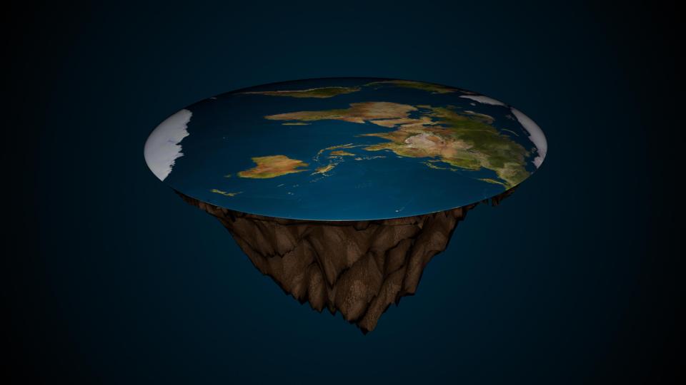  Flat Earthers think the world is really more like this