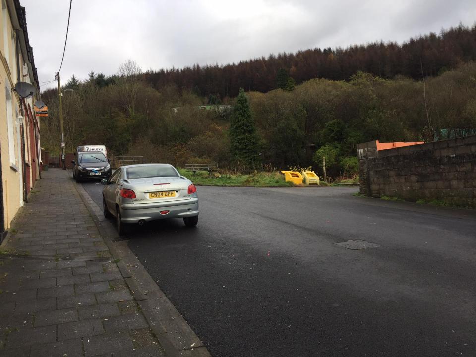  The three-bedroom property in the former mining town of Tonypandy, Rhondda has views overlooking the South Wales Valleys