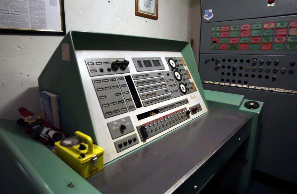  A launch control panel for the Atlas missile at the impressive Airbnb listing