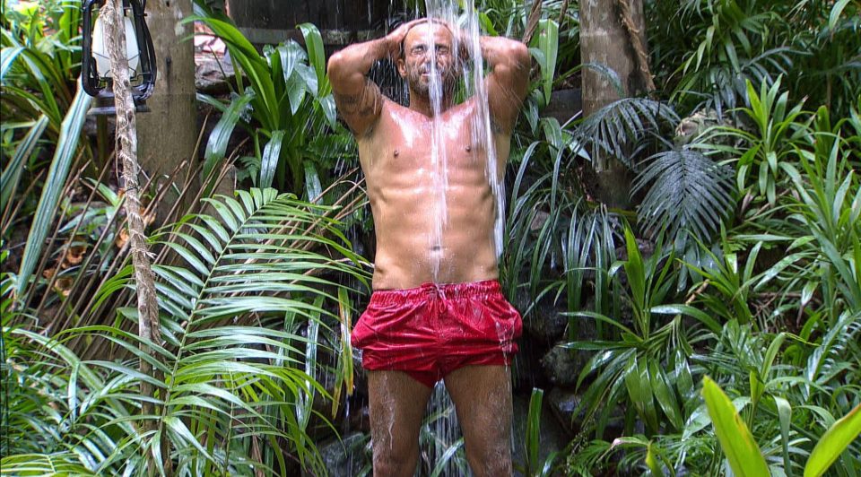  Jamie has thrilled viewers with his jungle showers