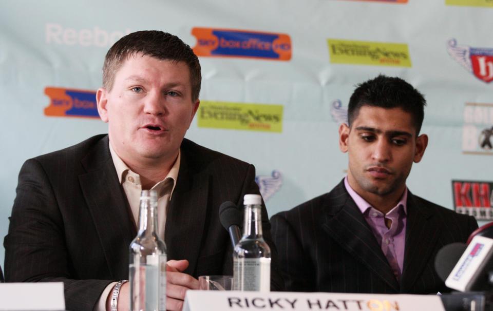  Ricky Hatton says time is running out for pal Amir Khan to get back inside the ring