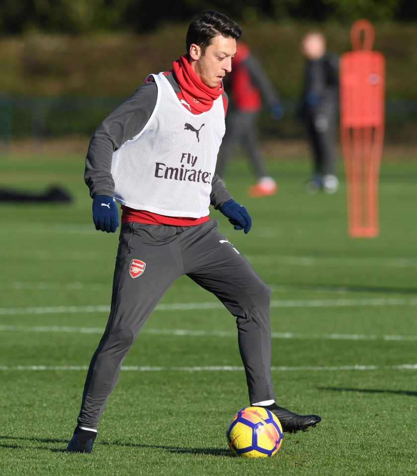  Mesut Ozil is believed to fancy a move back to La Liga with Barcelona