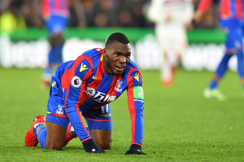  Christian Benteke faces a fight to get back into the Crystal Palace team - but is prepared to fight for his place