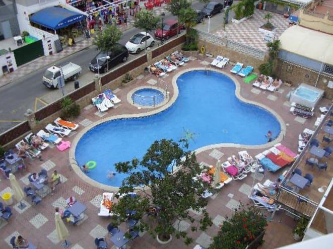 Holidaymakers have been sharing the swimming pools, some more obviously than others, shaped like penises