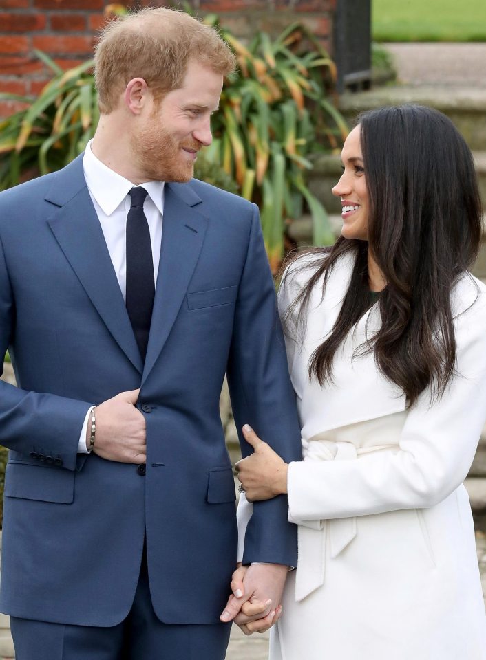  Meghan and Prince Harry announced their intention to marry at The Sunken Gardens at Kensington Palace