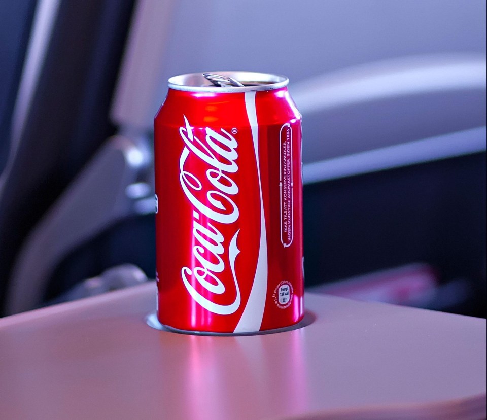 Sweetened fizzy drinks are a recipe for digestive disaster when on a plane