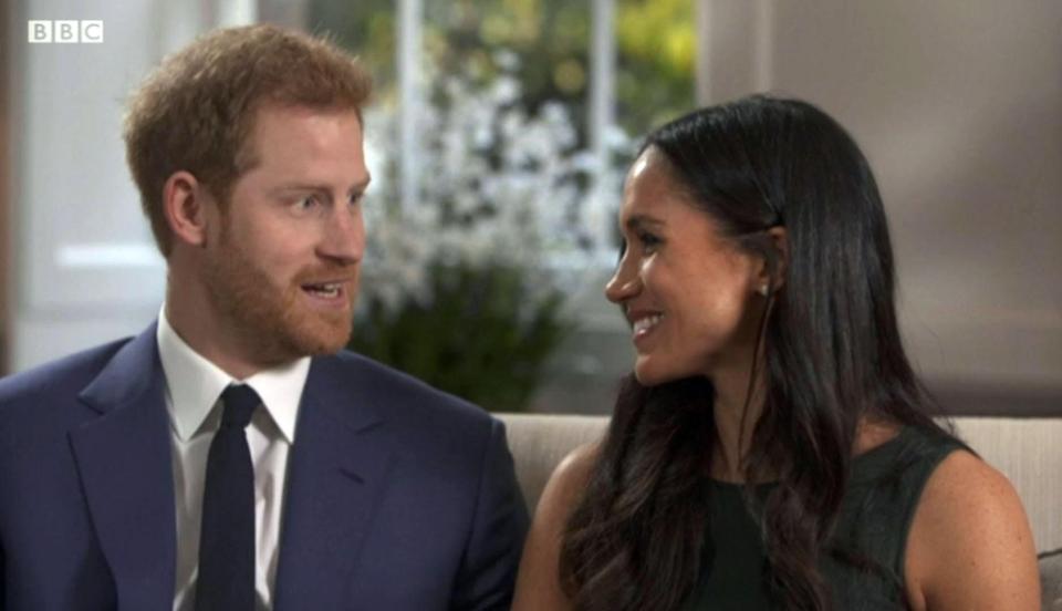  Prince Harry and Meghan Markle have opened up about the their engagement in their first ever joint interview