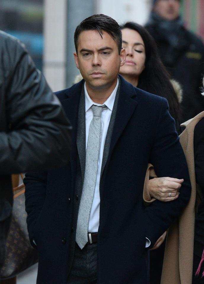  Bruno Langley leaves court after being sentenced for sex assaults on two women