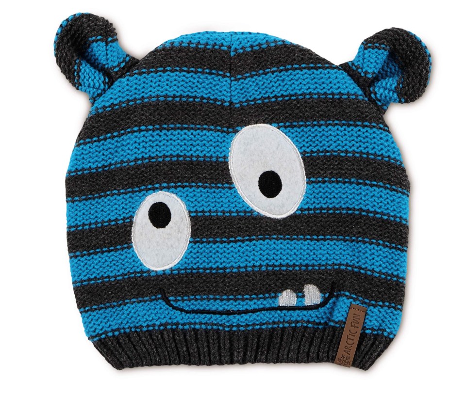 This £1.99 fleece-lined hat is perfect for your little monsters