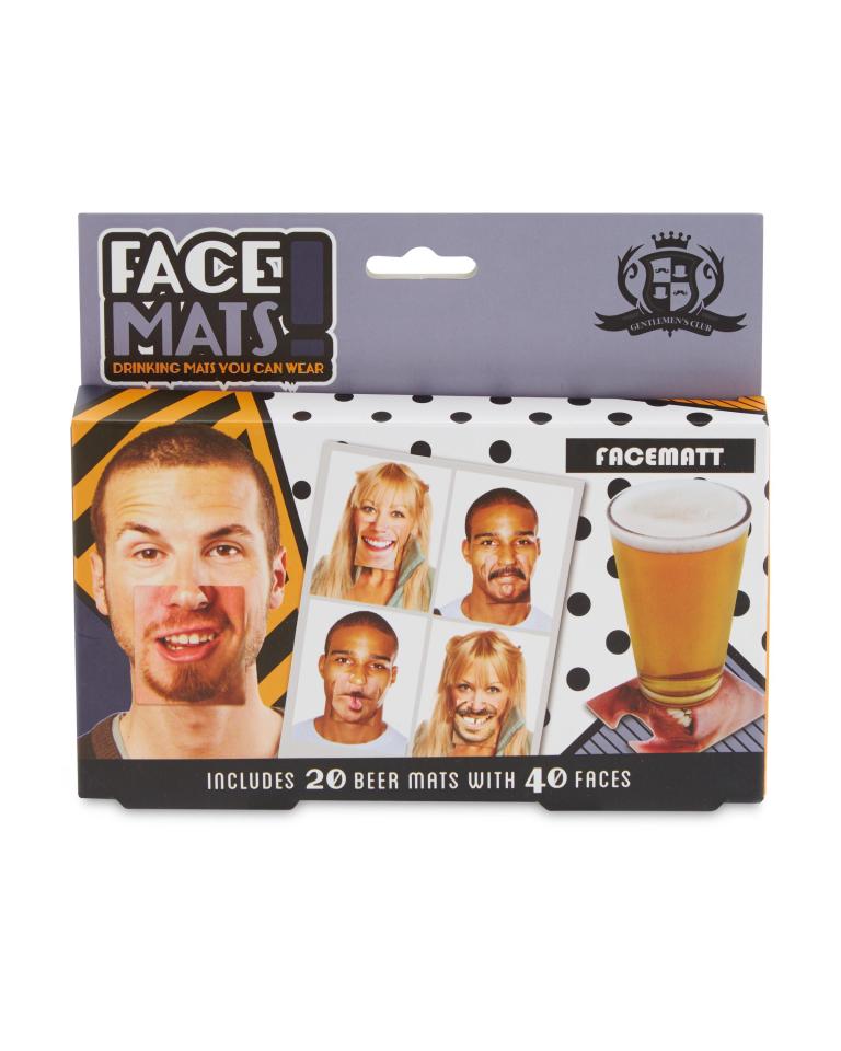  These fun Face Mats are just £2.99