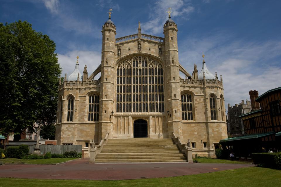  The couple will swap vows in St George’s Chapel