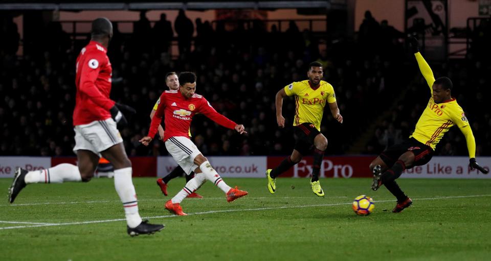  Jesse Lingard would steal the limelight with a superb late strike to clinch the 4-2 victory