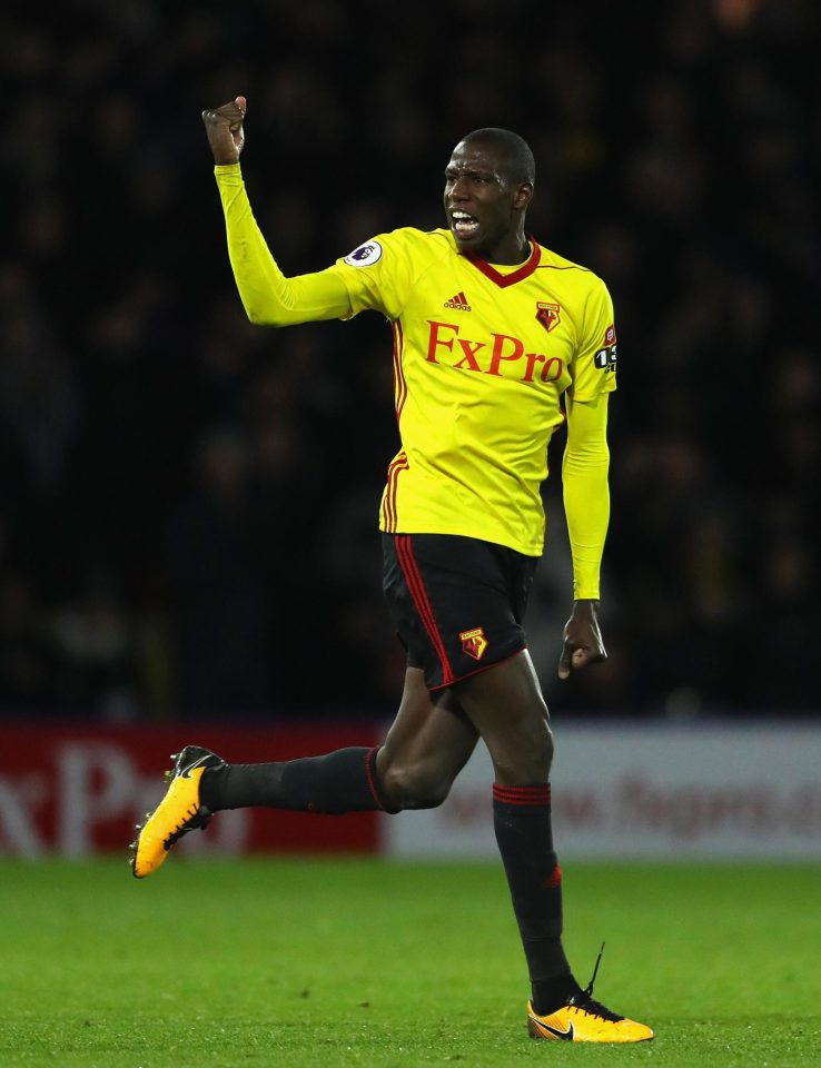  Watford's Abdoulaye Doucoure then set-up a nervy finish as he made it 3-2