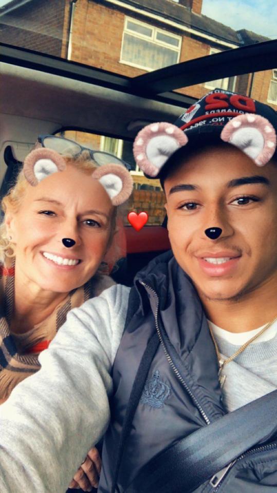  Jesse Lingard took to Instagram to share his mother's birthday celebrations