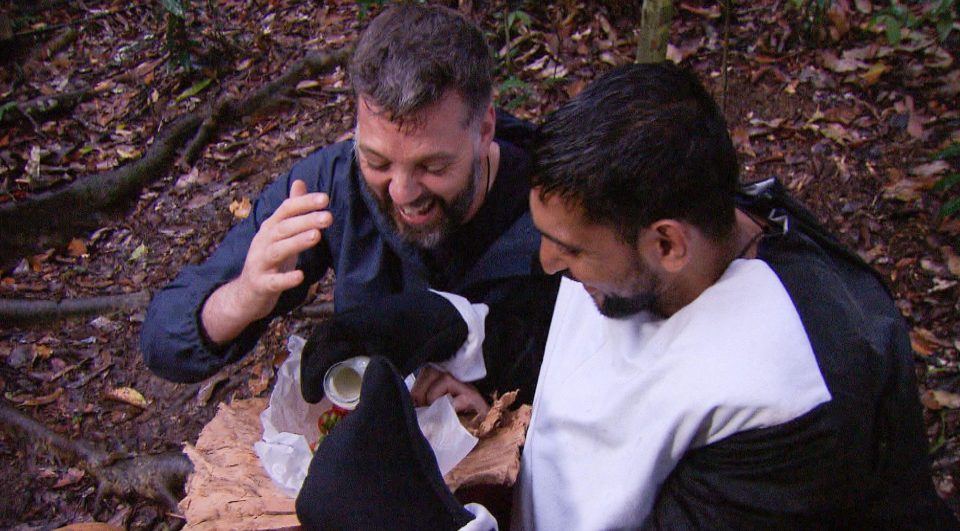  Amir convinced Iain that they should eat the fruit themselves