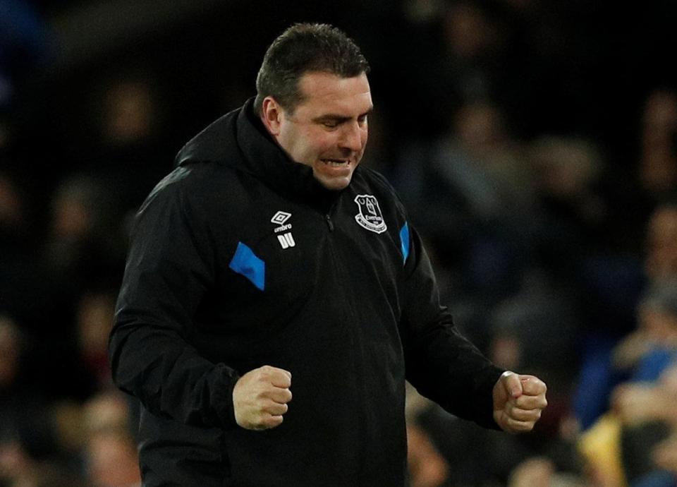  David Unsworth finally had reason to smile