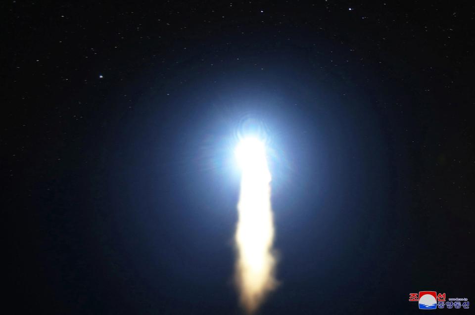  The rocket blasted some 2,780 miles high before dropping back to earth