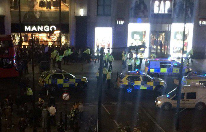  There was panic on Oxford St this afternoon