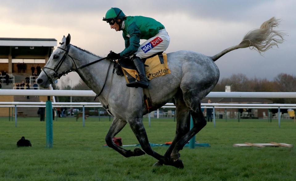  Bristol De Mai and Dary Jacob stroll clear in the Betfair Chase at Haydock