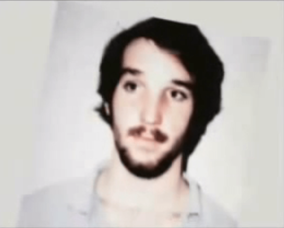  A police mugshot of Monte taken shortly after his arrest in 1977