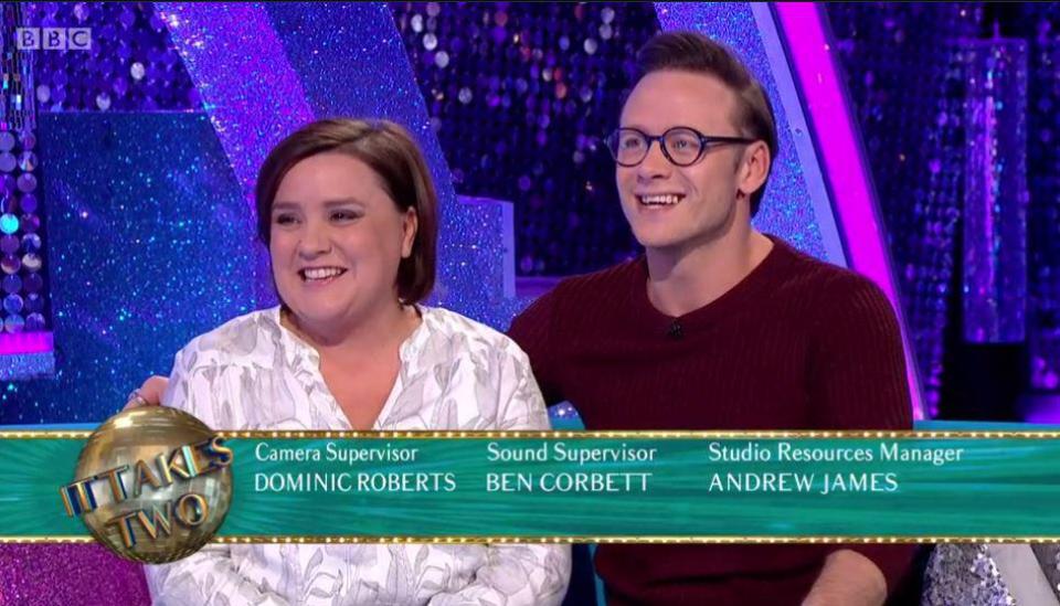  The pair appeared on Strictly - It Takes Two tonight