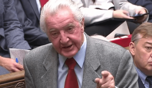 Dennis Skinner asked the first question in today’s encounter