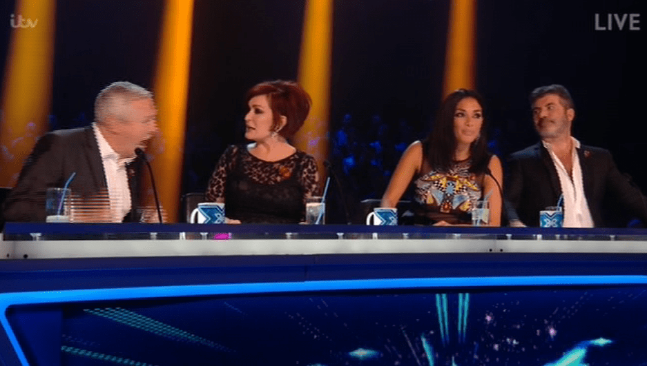  The X Factor judges had a huge row on tonight's show