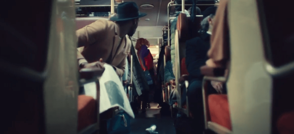  The brand have teased an ad where a woman on a bus loses her shoe Cinderella-style