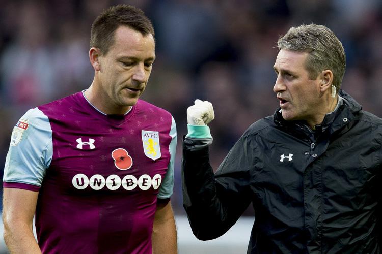  Aston Villa captain John Terry is out until the New Year