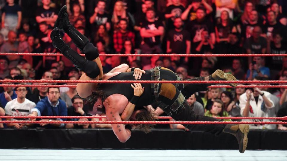  Strowman annihilates the Miz with his finisher