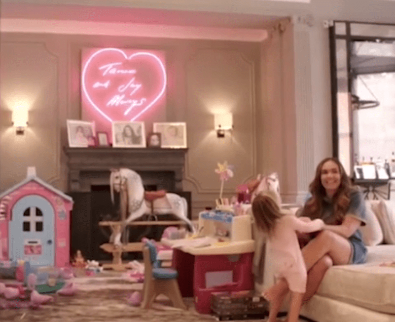  Sophia's lavish toys are seen scattered throughout the home