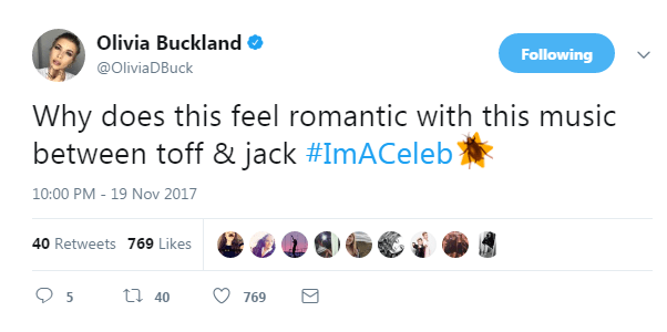  Love Island's Olivia Buckland also felt things were gearing up to be romantic