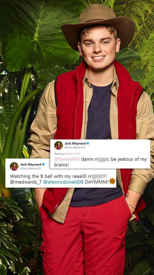  Tweets of Jacking using the N-word resurfaced before he went into the jungle