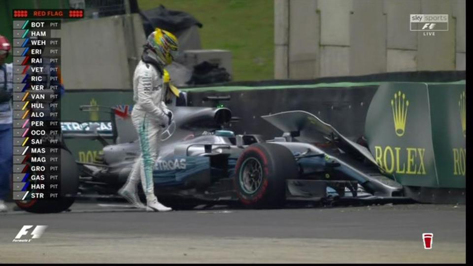  Hamilton's team have also been robbed at gun point during their time in Sao Paulo